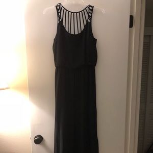 Long black dress